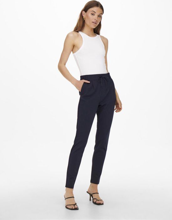ONLY ONLPOPTRASH LIFE EASY COL PANT PNT NOOS Women's Trousers - Night Sky - XS/32