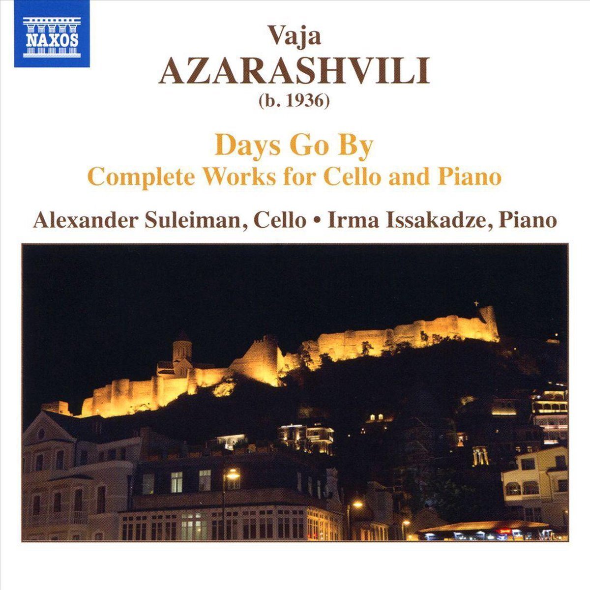 OUTHERE Vaja Azarashvili: Days Go By - Complete Works for Cello and Piano