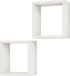 homemaniac Homemania Wandschappenset Alfa 30x16x30 cm wit