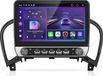 Junsun Nissan 10,1-inch Android 15 autoradio met Carplay, geschikt voor Nissan Juke J15 (2010-2014), inclusief GPS-navigatie, Wi-Fi, Bluetooth, DAB+, stuurwielbediening (SWC) en USB-aansluiting. Geheugen: 2+64GB. Met draaiknop