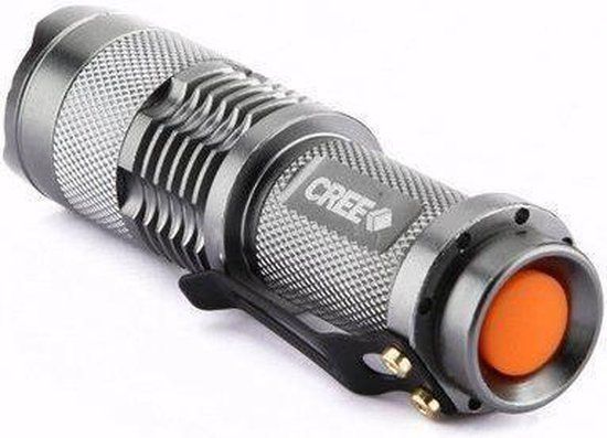 ABC-Led Torch LED - 300 Lumen Mini LED Flashlight - Black