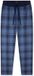 Schiesser Mix+Relax pyjamabroek faded denim geruit katoen mannen