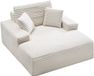 Vevor Chaise Lounge Relaxbed 138CM Beige