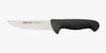 Arcos Slagermes, nitrum roestvrij staal, lemmet 160 mm, professioneel keukenmes, snijden van vlees, vis en groenten, ergonomische handgreep van polyoxymethyleen, serie 2900, kleur: zwart.