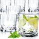 Unyqoos® Kadax Verres à boire, set de 6, 325 ml, bas, verre, transparent