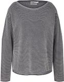 Tom Tailor Pull en maille pour femme avec structure 1033125, 30582 - Navy Bubble Structure, S