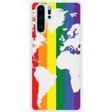 P30 Pro Map LGBT Bedrukt siliconen hoesje