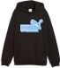 PUMA Sportief sweatshirt blauw / zwart / wit