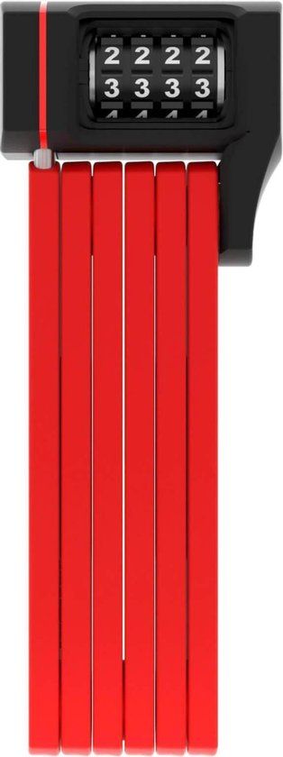 Abus Bordo uGrip 5700C/80 Vouwslot - Rood