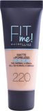 Maybelline Fit Me Foundation Matte Poreless 220 Natural Beige