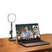 NEEWER Basics 12,7 cm (5 inch) bureaulamp voor videogesprekken, CRI95 Aro, LED-spot met houder, 10 W, Bi-Color Edge Lit Zoom, Conferentieverlichting, voor computer, laptop, webcam, mobiele telefoon