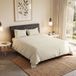 Italian Bed Linen CP-ST-2P Satin Stripes dekbedovertrek, dubbel, crème, polyester