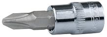 KS Tools 922.1657 Ultimate 55 mm PZ1 Pozidriv 1/2-inch schroevendraaiercontactdoos