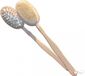 York Beauty rugborstel, beige, hout