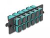 DeLOCK 66928 Glasvezeladapter SC/SC Multimode Aqua-kleur, Zwart