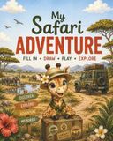 My Safari Adventure: Activity book and travel journal for kids 5-10 years