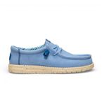 HeyDude Herren HD40700 Wally Stretch Canvas Sneaker Blau