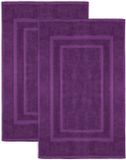 NatureMark 2-pack badmatten | 100% katoen | 50 x 80 cm | Lila