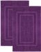 NatureMark 2-pack badmatten | 100% katoen | 50 x 80 cm | Lila