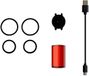 Shapeheart Red Light 280 Achterlicht Oplaadbaar Waterbestendig Rood 270 lm