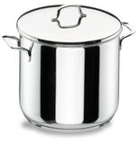 Lacor 90125 Kookpan met Deksel, 24 cm, 9 L, RVS, Zilver