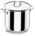 Lacor 90125 Kookpan met Deksel, 24 cm, 9 L, RVS, Zilver