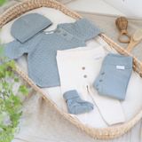 Baby's Only Slofjes Miracle - Nordic Blue - 3-6 mnd - 100% ecologisch katoen - GOTS