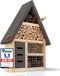 PATKAR® Insectenhotel, waterbestendig [EXTRA STABIL] - Bijenhuis van hoogwaardig hout ( Europe) - Premium bijenhotel voor bijen, wilde bijen, lieveheersbeestjes en vlinders - Nestkast voor wilde bijen