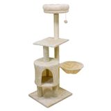 Krabpaal Ice Krabpaal voor katten met uitneembaar bed - 45 x 40 x 117 cm