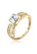 Elli Damesring 925 zilver met kristal 58