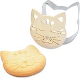 ScrapCooking Kat Uitsteker en Sjabloon - Metaal, Grijs