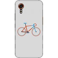 Samsung Galaxy XCover 7 Bedrukt siliconen hoesje Bike color hipster