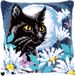 Vervaco Kruissteekkussen kit - Poes in de nacht - PN-0148218