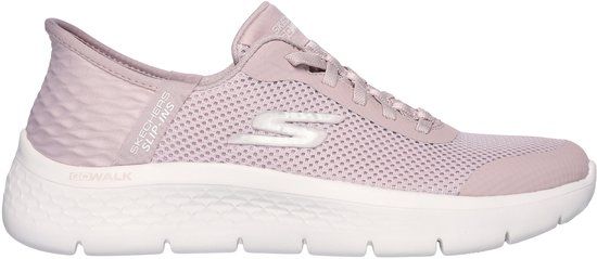 Skechers Slip-ins Go Walk Flex - Grand Entry - Women's Slip-on Sneakers - Purple - Size 36