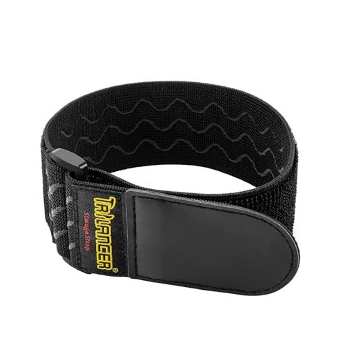 Elastische riemen 46 cm x 5 cm (4 Stuks) met Antislip Silicone, Multifunctionele Klittenband Bindriemen, Bindriemen voor Fiets, Boot, Tuin, Verlengsnoeren, Kabels, Touwen, Tuinslangen Organiseren