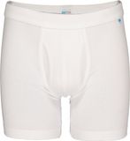 SCHIESSER Long Life Cotton shorts (1-pack) - lang met gulp - wit