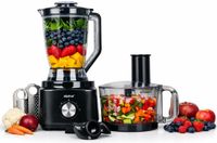 Alpina Accessoire robot multifonction, Accessoire blender et Smoothie Maker - Keukenmachine Multifunctioneel - Groentesnijder - Accessoire hachoir - 1.8L - FP413GS - Noir
