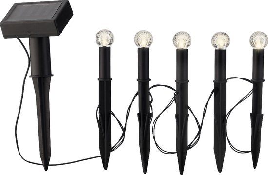 Lumineo Solar stekers 5 stuks bolletjes