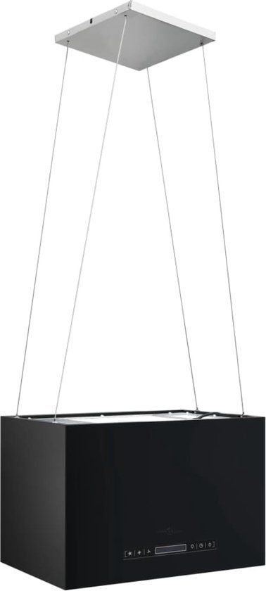 vidaXL Afzuigkap hangend met aanraaksensor LCD 55 cm staal