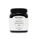 Artway Premium Blokdrukinkt - 250ml - Zwart