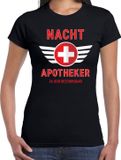 Bellatio Decorations Nacht apotheker drugs verkleed t-shirt zwart voor dames L