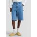 Lee short medium blue denim