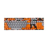 Motospeed K96 - Mechanisch toetsenbord - Camouflage Oranje - Bruine Switch