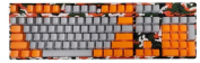 Diversen Motospeed K96 mechanisch toetsenbord camouflage oranje (bruine switch)