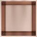 Hotbath &More Inbouwnis - 30 x 30 x 10 cm - Geborsteld Koper PVD