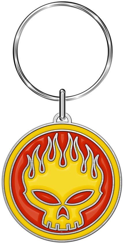 Offspring, The The Offspring Skull Logo Unisex Sleutelhanger - meerkleurig