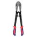WORKPRO W017004A Boutsnijder, Bi-materiaal handvat met zachte rubberen grip, 14 inch, rood en blauw