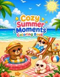 Cozy Summer Moments coloring book