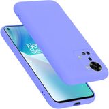 Cadorabo Hoesje geschikt voor OnePlus Nord 2T in LIQUID LICHT PAARS - Beschermhoes gemaakt van flexibel TPU silicone Case Cover