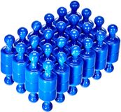 First4magnets Blauwe Kegelmagneet - Kantoor en Koelkast (12 mm Diameter x 21 mm Hoog) (Verpakking van 48)